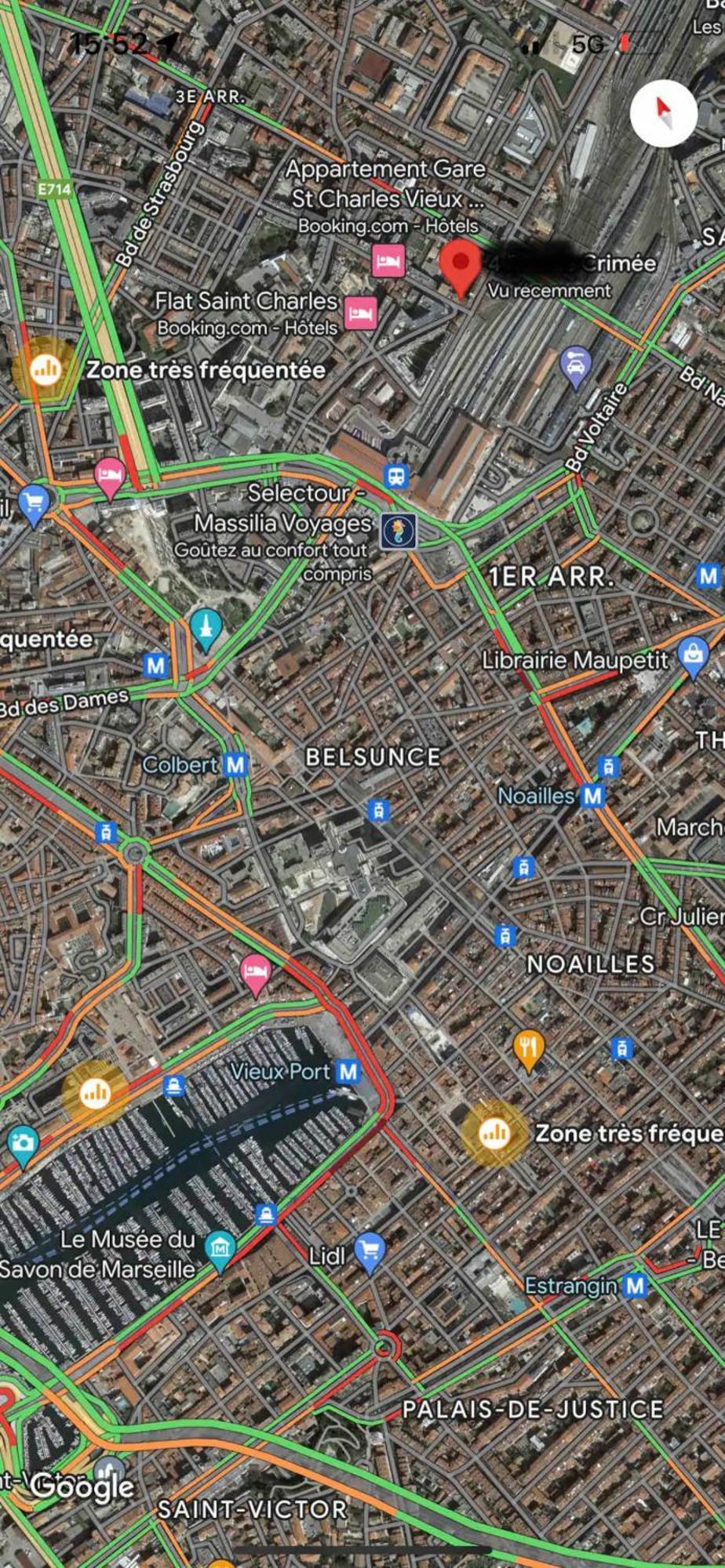 Appartamento Gare Saint Charles Tgv 6 Personnes Marsiglia Esterno foto